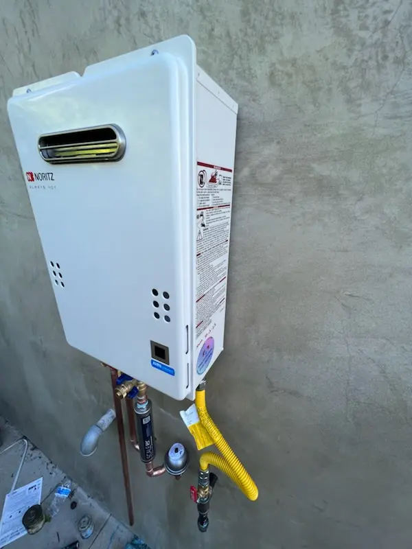 Tankless water heater installation for Knightdale homes